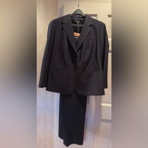 Talbots Black Professional Pantsuit Timeless Design